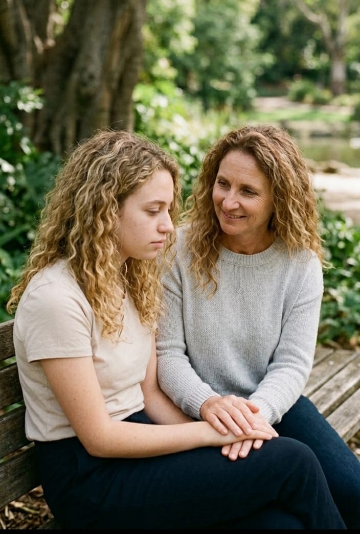 פיי דולב מטפלת רגשית בשיחה בקליניקה בראשון לציון